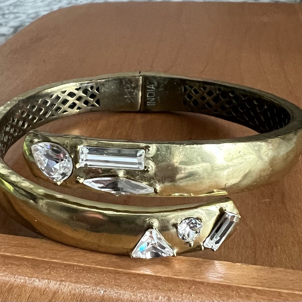 Silpada Gold Bracelet with Silver Accents